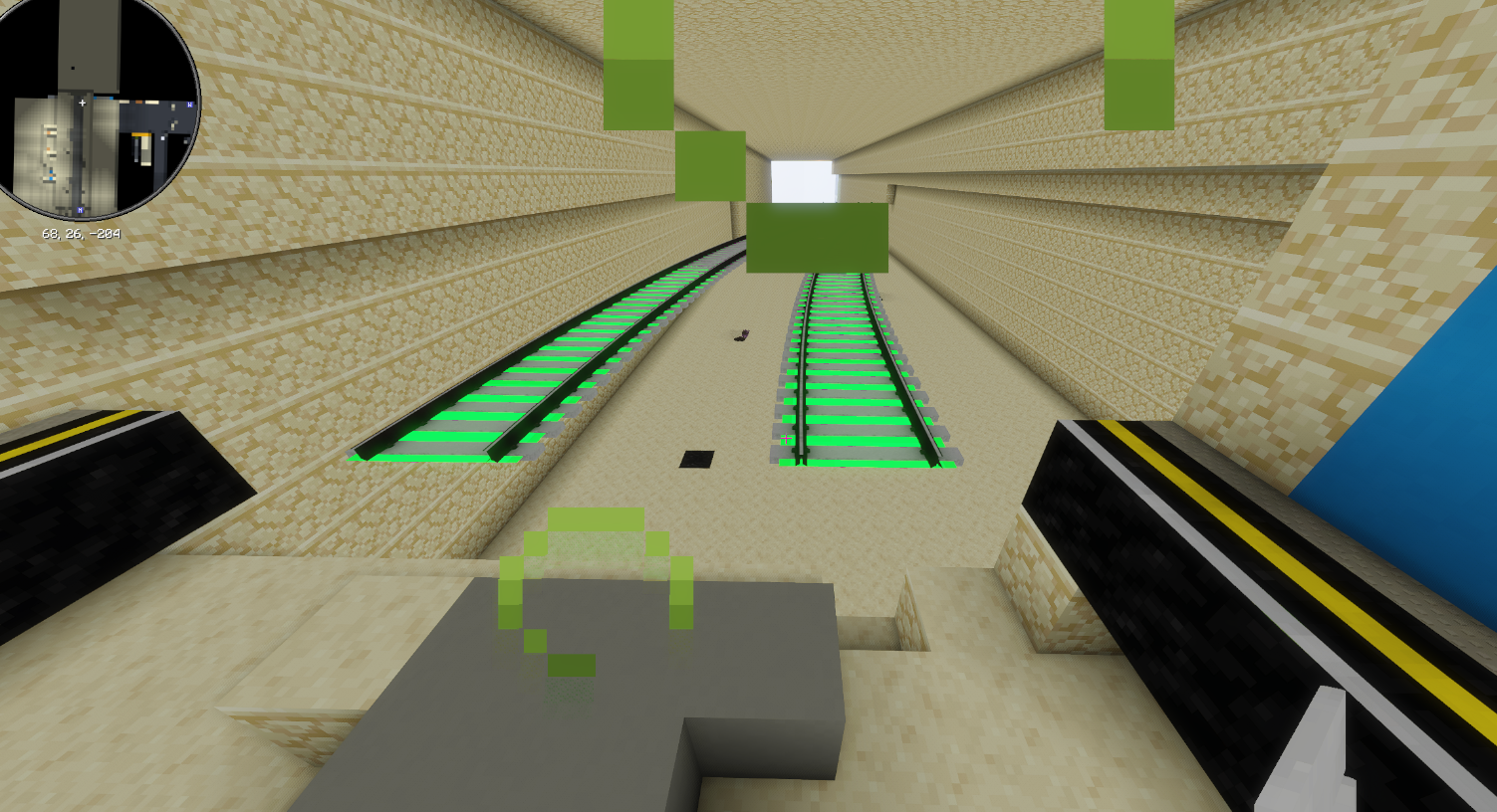 Minecraft T Rwy Route filtering screens of announcers do not display all lines and ...